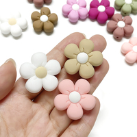 Nouvelles attaches-sucettes en silicone en forme de fleur, perles pour bébé, accessoires de chaîne de tétine DIY