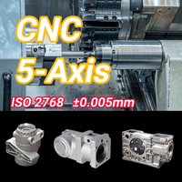 Service de fraisage CNC sur mesure 5 axes pour pièces de précision en aluminium, acier inoxydable, titane (tolérance 0,005 mm) – Équipement industriel et robotique