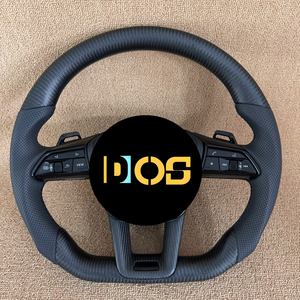 Volant en fibre de carbone DOS compatible avec Audi Q3 Q5 Q7 Q8 Q5L Q7L <span class=keywords><strong>RSQ7</strong></span> QSQ5 RSQ8 RSQ3 A1 A3 A4 A5 A6 A7 A8 B9 B8.5 B8 R8 TT S6 S7 - Product Image 4