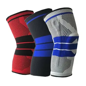 Nylon spring knitted sports knee protectors volleyball knee pads basketball knee pad sport kneepad