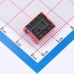 KH-BM2.54-4P DIP Switch Through hole Component (THT) Switch Flat Toggle, Raised Type 4 PC Pin 2.54mm - Product Image 2