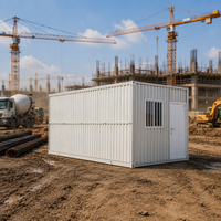 Maison conteneur pliable X à prix de gros, bâtiment modulaire préfabriqué portable à ossature en acier