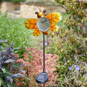 Lampe solaire décorative pour jardin en forme de papillon, LED, étanche, alimentée par énergie solaire, pour pelouse - Product Image 4