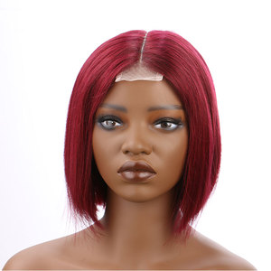 HD Perucas Dianteiras Do Laço para As Mulheres 100% Virgem Do Cabelo Humano <span class=keywords><strong>Frontal</strong></span> Curto U Parte Peruca Transparente Do Laço