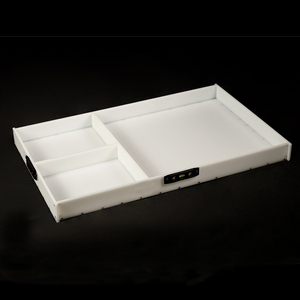 Molde de resina epoxi HDPE reutilizable Rectangular grande molde de artesanía de tornillo extraíble <span class=keywords><strong>para</strong></span> herramientas de pastel Molde de resina de fundición - Product Image 2