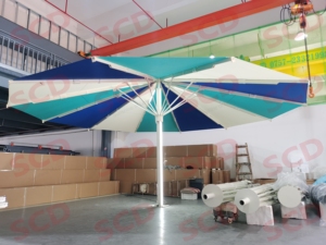 Уличный зонт-шатер 3х6 метров для отелей и курортов, роскошный зонт-парасоль для улицы - Product Image 2