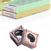 CCMT060202-GM CCMT09T304-VM LF6018/6118 Plaquettes de tournage CNC PVD de haute qualité en forme de L