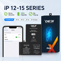 Batería de Diagnóstico DEJI 0 Ciclos para iPhone 12 13 14 15 16 Pro Max, Reemplazo de Batería con Estado de Salud