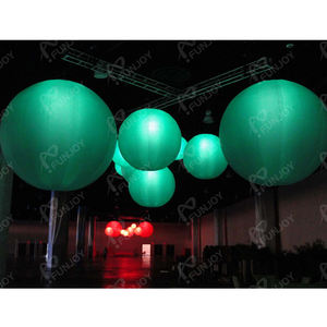 Veilleuse à boule LED flottante de 16 pouces pour piscine PE LED avec différentes dimensions de puissance de batterie Pvc - Product Image 1