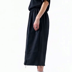 पुरुषों की कैजुअल पैंट मध्य कमर ढीली चौड़ी पैर का हर्म फ्लैट हिप हॉप ढीले चौड़ा पैर हरम पैंट - Product Image 2