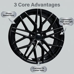 Jantes en alliage d'aluminium forgé JUWA pour Corolla Impreza 16x7 5x100 ET35 Flow Forming, stock disponible, jantes classiques européennes personnalisées - Product Image 2