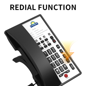 Téléphone de chambre d'hôtel Sachikoo ACE-8906 avec LAN filaire et boutons en silicone super tactiles - Product Image 6