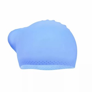 Adult Silicone Swimming Cap Solid Color Ear Protection Waterproof High Elasticity For Swimming And Water Sports - Product Image 1
