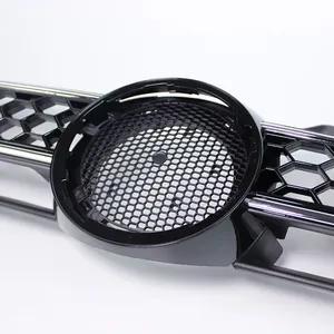 StarNav Pour Golf 6 MK6 Style 2009 2010 2011 2012 2013 Kit de modification de la calandre supérieure centrale du pare-chocs avant de la voiture, extérieur - Product Image 3