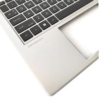 Coque C pour HP Probook 450 455 G9, repose-poignets avec clavier rétroéclairé US N01933-001, argent
