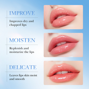 Mascarilla Labial Nutritiva de Aceite de Coco y Colágeno SADOER 8g - Mascarilla Hidratante Profunda con Ácido Hialurónico para Aclarar la Piel Muerta - Product Image 6