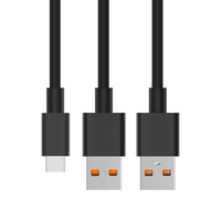 Cable de Carga USB 2.0 A a C de 90 cm, Durable, con Conductor de Cobre Puro, Revestimiento de PVC, Entrega de Energía de 2A para Android