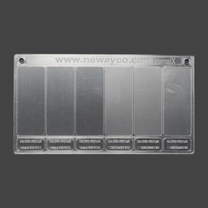 Carte d'échantillon VDI 3400 & SPI-<span class=keywords><strong>SPE</strong></span>, moulage par injection de surface plastique pour texture de finition plastique, marque Newayrubber, modèle NWIPP, en stock - Product Image 3