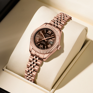 Super Offerta <span class=keywords><strong>Orologio</strong></span> da Coppia Nibosi 2681 per Uomo e <span class=keywords><strong>Donna</strong></span> con Cassa in Acciaio Inox, Calendario Luminoso al Quarzo - Product Image 5