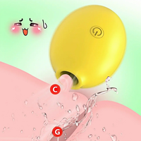 Groothandel citroenvormige clitoris zuigende G-punt massager zuiger citroen vrouwelijke vibrators voor vrouwen adult seksspeeltjes masturbatie apparaat