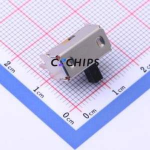 SK22D15L5 Slide Switch Through hole Component (THT) Switch Double Pole Double Throw Rectangle Pin Header PC Pin 14.6mm - Product Image 2