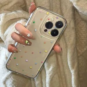 Nueva Funda Protectora para Teléfono Móvil con Diseño de Estrellas Pequeñas y Coloridas, Resistente a Impactos, de TPU, para <span class=keywords><strong>iPhone</strong></span> 11 12 <span class=keywords><strong>13</strong></span> 14 15 16 17 Pro Max Air - Product Image 3