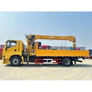 รถบรรทุกติดเครน ISUZU GIGA 4x2 8 ตัน 10 ตัน แบบบูมยืดตรง สำหรับงานวิศวกรรมเทศบาลและโลจิสติกส์ - Product Image 6