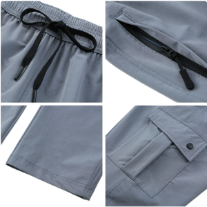 Pantalones <span class=keywords><strong>Cargo</strong></span> Jogger para Hombre, Ligeros, Tejidos, con Cordón Ajustable, Transpirables, Estilo Urbano, Casuales, Lisos, Venta al por Mayor - Product Image 4