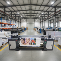 Imprimante UV à plat grand format industrielle Ricoh à 6 têtes d'impression, compatible avec l'impression sur cuir flexible, métal et bannières publicitaires