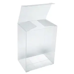 Прямоугольная упаковка на заказ, полипропиленовая Складная прозрачная коробка для мороженого, прозрачная пластиковая коробка из ПВХ
