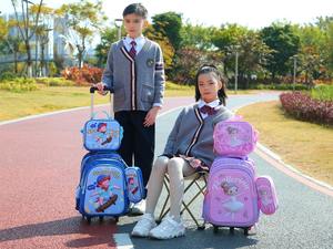 kidplace Sacs d'École pour Écoliers du Primaire, <span class=keywords><strong>Cartable</strong></span> Dessin Animé 16 Pouces Imperméable, Ensemble de Sac à Dos Léger pour Enfants, OEM ODM à Faible MOQ - Product Image 2