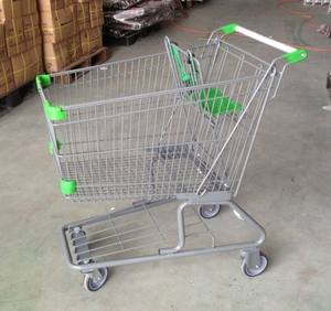 Quantité minimale de commande 50 chariots de marché du Canada de PCS 135L, chariot de poussée de magasin - Product Image 2