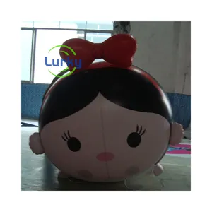 सर्वश्रेष्ठ गुणवत्ता वाली राजकुमारी इंफ्लेटेबल ज़ोरब चलने वाली स्पष्ट गेंद गुब्बारे के पात्र कार्टून विज्ञापन