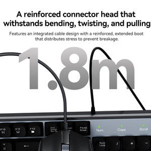 Ensemble <span class=keywords><strong>clavier</strong></span> et <span class=keywords><strong>souris</strong></span> filaire antistatique VegGieg de haute qualité <span class=keywords><strong>pour</strong></span> le bureau, l'école, l'emballage et l'impression - Product Image 6