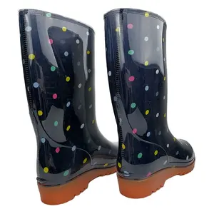 Transparent Cheap High Quality Safety Pvc Rain Boots wasserdichte Boots Women der Boots