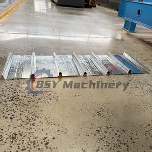 Automatische Profilformmaschine 4 Dachblechherstellungsmaschine Selbstverriegelnde Metalldachziegel-Herstellungsmaschine - Product Image 4