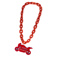 Collier en plastique avec logo 3D grand et surdimensionné, éclairé, pour hommes, fans de football, de basketball, équipe sportive, collier en mousse EVA personnalisé
