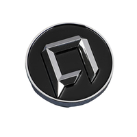 Emblème de voiture en plastique ABS chromé personnalisé, logo 3D, calandre de voiture, écologique, qualité haut de gamme, auto-adhésif, style sportif