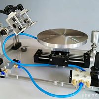Imprimante à écran manuelle de laboratoire de haute précision, machine d'impression à écran manuelle pour l'impression de motifs sur circuits, verre ITO