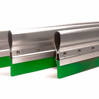 Raclette de sérigraphie à manche en aluminium, barre en aluminium double couche