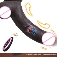 Machine sexuelle JunXin avec dildo réaliste en silicone pour femmes, 10 modes de vibration, télécommande, jouet étanche, stimulation du point G et anal