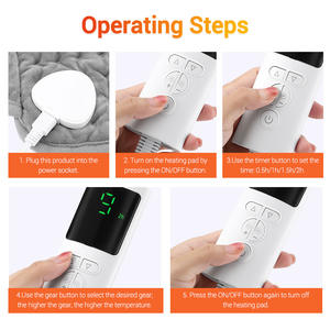 Masajeador de Cintura con Calor, Directo de Fábrica, Portátil, Recargable, Negro/Gris, para Relajación Diaria y Uso en el Hogar - Product Image 4