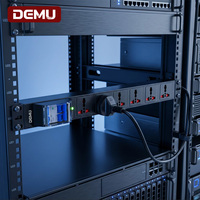 Enchufe Universal 1U PDU de 6 Tomas, Multiestándar, Interruptor de 2P, Indicador de Energía, Enchufe Tailandés, CE