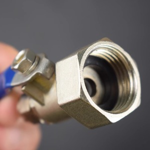Válvula de bola metálica para purificador de agua, interruptor de fuente de agua con rosca interna de 4 a 2, accesorios para grifo de máquina de agua pura - Product Image 2
