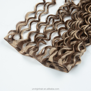 Extensiones de Cabello Humano Haid Yuan Zhen de 18-24 Pulgadas con Punta Plana de Queratina para Cabello Fino y Delgado, Fusión Sin Costuras - Product Image 6