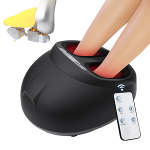 Masseur de pieds Shiatsu chauffant avec compression d'air et roulement, machine SPA pour soulager la douleur de la fasciite <span class=keywords><strong>plantaire</strong></span> - Product Image 1