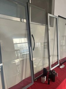 Nouveau réfrigérateur électrique à portes vitrées, profilés de porte en verre, portes en verre double vitrage, réfrigérateur commercial, portes de placard pliantes, facile - Product Image 6