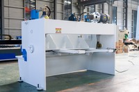 Cisaille à poutre oscillante hydraulique CNC QC12K 10*2500mm avec système de contrôle DAC360T pour tôles très épaisses