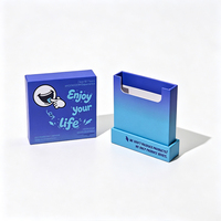 Fabricant de boîtes d'emballage personnalisées pour bandes buccales respirantes, boîte en papier laminé avec logo personnalisé, marque privée