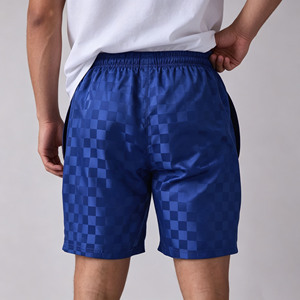 <span class=keywords><strong>Pantaloncini</strong></span> <span class=keywords><strong>da</strong></span> <span class=keywords><strong>Calcio</strong></span> <span class=keywords><strong>da</strong></span> Uomo in Raso a Scacchi, Vita Elastica, Vestibilità Ampia, Lucidi, a Quadri, per Allenamento e Corsa, <span class=keywords><strong>con</strong></span> <span class=keywords><strong>Tasche</strong></span> - Product Image 6